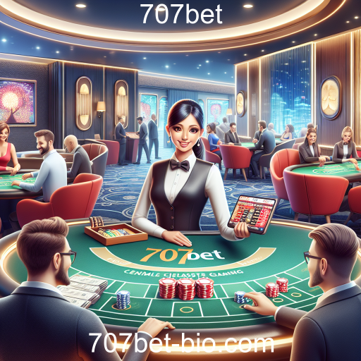 Experiência Imersiva com Jogos Ao Vivo na 707bet